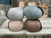 Kismet Sweater yarn pack - Catmint and Rain