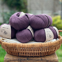 Purple yarn