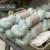 Dyed-to-order sweater quantities - Keld Fingering (90% superwash merino/ 10% linen) hand dyed to order