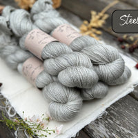 Dyed-to-order sweater quantities - Keld Twist (83.3% superwash merino/ 16.7% linen) hand dyed to order