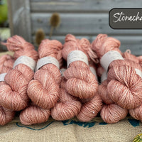 Dyed-to-order sweater quantities - Keld Fingering (90% superwash merino/ 10% linen) hand dyed to order