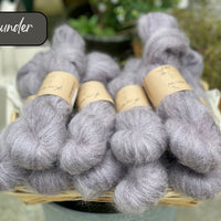 Dyed-to-order sweater quantities - Eldwick Lace (72% superkid mohair/28% silk) hand dyed to order