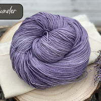 Dyed-to-order sweater quantities - Pendle Aran (100% superwash merino) hand dyed to order