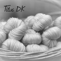 Dyed-to-order sweater quantities - Titus DK (75% superwash merino/25% silk) hand dyed to order