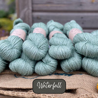 Dyed-to-order sweater quantities - Keld Twist (83.3% superwash merino/ 16.7% linen) hand dyed to order