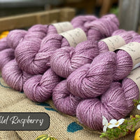 Dyed-to-order sweater quantities - Keld Aran (90% superwash merino/ 10% linen) hand dyed to order