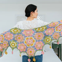 Floral Mandala Shawl by Jo Smith for Inside Crochet 