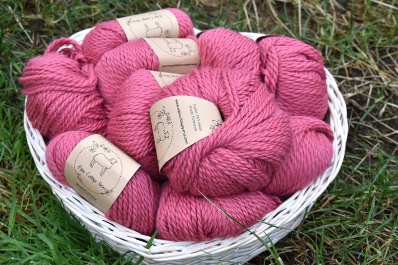 Discontinued: Whitfell Chunky 100% baby alpaca in Echinacea