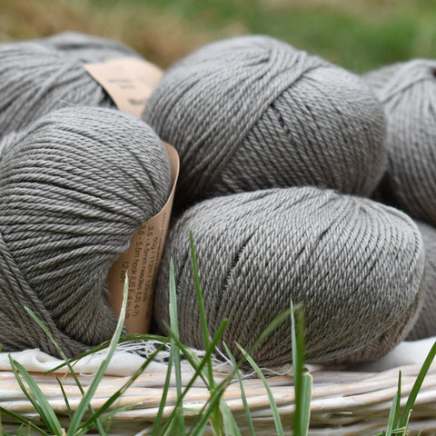 Milburn DK® BFL/Silk in Steel (Dyelot 2025-A)