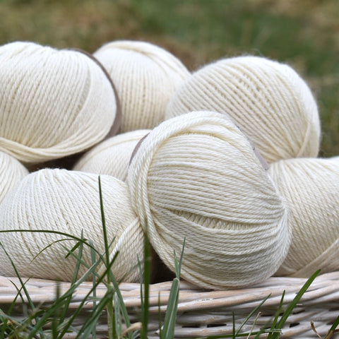 Milburn DK™ BFL/Silk in Natural (Dyelot 2025A)