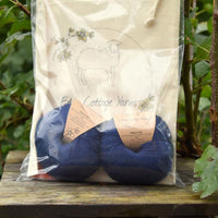 Buttermere kit with Milburn 4ply in Night Sky