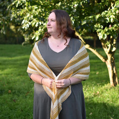 Cornhill: knitted shawl kit