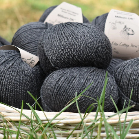 Milburn DK® BFL/Silk in Charcoal (Dyelot 2025-A)