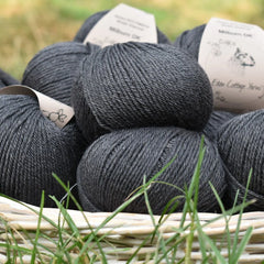 Milburn DK™ BFL/Silk in Charcoal (Dyelot 2023-A/2025-A)