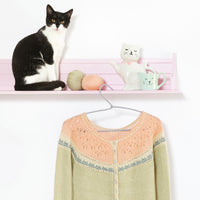 Tiny Cats Cardigan from Cat Knits by Marna Gilligan: Yarn pack only