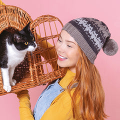 Slouchy Cat Hat from Cat Knits by Marna Gilligan: Yarn pack only