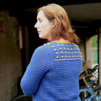 Morse Code Cardigan crochet pattern: Digital Download