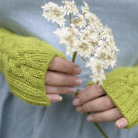 Hardcastle fingerless mitts knitting pattern: Print pattern