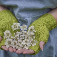 Hardcastle fingerless mitts knitting pattern: Print pattern