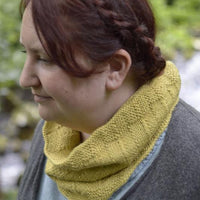 Deco Swirl cowl pattern: A4 print pattern