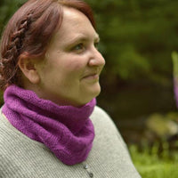 Deco Swirl cowl pattern: A4 print pattern