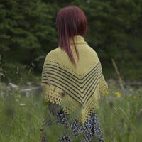 Swale knitted hap shawl kit