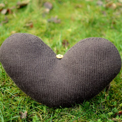 Heart Cushion knitting pattern: Digital Download