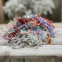 Free yarn snippets to re-use as stuffing - 50g