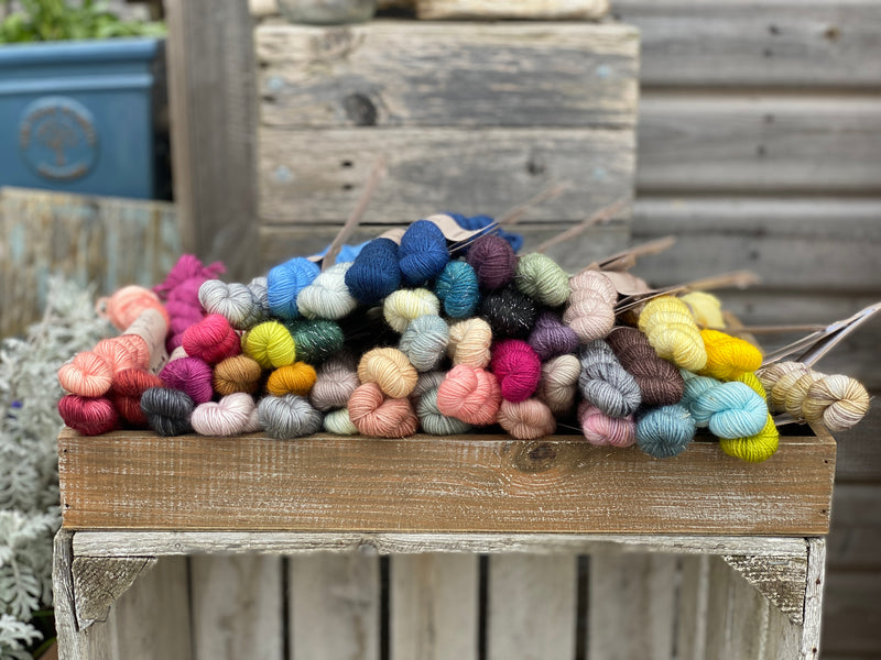 Mini skein (4ply/fingering weight) lucky dip selection