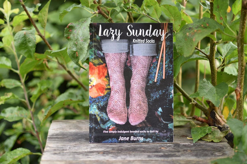 Lazy Sunday Socks by Jane Burns A5 print book