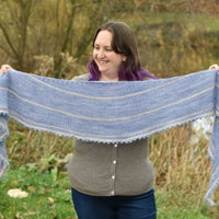 Laverton Shawl knitting pattern: A5 Print Pattern