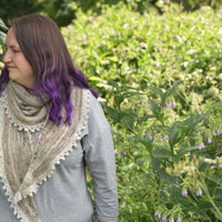 Laverton Shawl knitting pattern: A5 Print Pattern