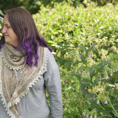 Laverton Shawl knitting pattern: Digital Download