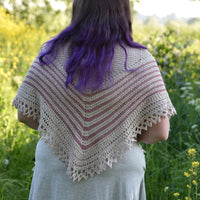 Swale knitted hap shawl kit