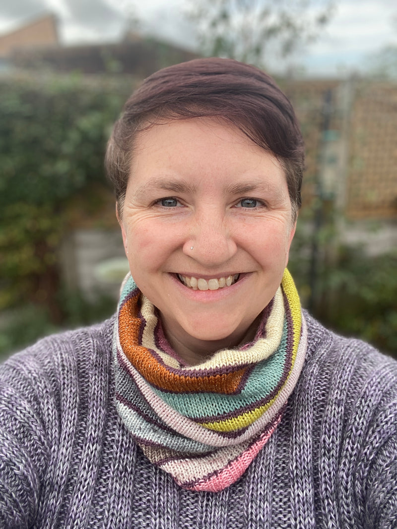 Lucky Dip Yarnling Cowl by Victoria Magnus