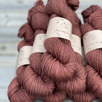 Reddish brown yarn