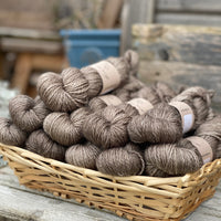 Brown yarn