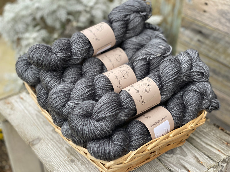 Dark grey yarn