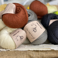 Four colour Milburn 4ply yarn pack -1 (400g)