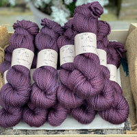 Purple chunky yarn