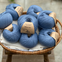 Blue yarn