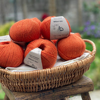 Orange yarn
