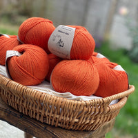 Orange yarn