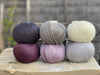 Six colour Milburn 4ply/fingering weight yarn pack WF8 (300g)