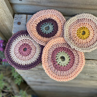 Magic Circles crocheted scarf by Jane Crowfoot: Yarn pack only