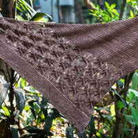 Snowy Evening Shawl knitting pattern: Print Pattern