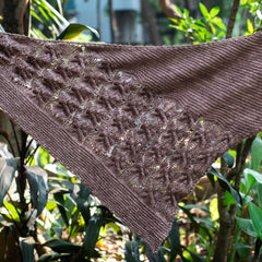 Snowy Evening Shawl knitting pattern: Print Pattern