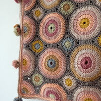 Magic Circles crocheted scarf by Jane Crowfoot: original palette yarn pack